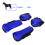 Horse Legguard Leg Protector PU Thickened Shell Blue L 3