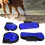 Horse Legguard Leg Protector PU Thickened Shell Blue L 14
