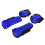 Horse Legguard Leg Protector PU Thickened Shell Blue L 16