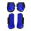 Horse Legguard Leg Protector PU Thickened Shell Blue L 2