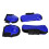 Horse Legguard Leg Protector PU Thickened Shell Blue L 13