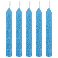 Lot de 5 bâtonnets de cire à cacheter pour tampons et cachets d'enveloppes
