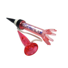 5-piece set of gold-colored plastic T-pins, accessories, ballpoint pen accessories, golf