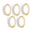 5 stuks reflecterende fietsstickers (zilver) 4
