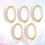 5 stuks reflecterende fietsstickers (zilver) 5