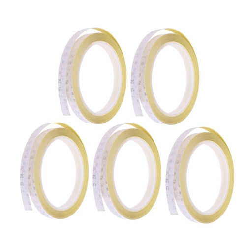 5 stuks reflecterende fietsstickers (zilver) 2