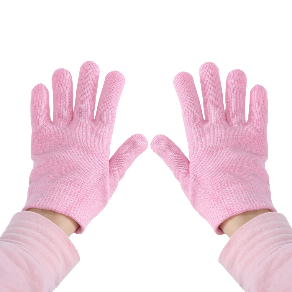 ROSOTENA 4pcs Moisturizing Gel Gloves for Dry, Cracked Skin, Rejuvenating & Exfoliating