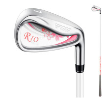 Women's Golf Club Iron - Ladies Golf Irons Steel #7 Irons with CNC Face for Right-Handed Golfers with Carbon Rod