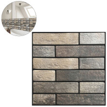 5 stuks baksteenbehang voor de slaapkamer, 11,8 x 11,8 inch