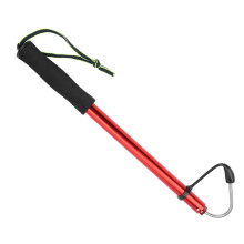 Tragbarer teleskopischer Meeresangel-Gaff aus Aluminiumlegierung, 90 cm, rot