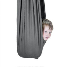 (150*280CM, gray) Children's Elastic Swing Sensory Training Alleviates Autistic Indoor Swing Hammock Nylon