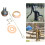 Replacement Piston Kit For Type 75 Hand Pump, Pins And Washers, PU Leather Pad, Easy Installation, Sleeve 3