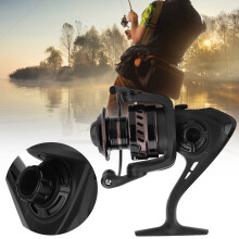 Durable Metal Sea Fishing Rod Reel Gun Black 4 Color Options 80cm