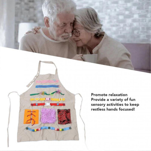 2025 Latest Model Elderly Dementia Apron Anxiety Relief Multifunctional Dement... 2