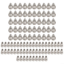 P80 Plasma Cutting Consumables Set 100 Piece Kit With Electrode Head And 1.5mm Nozzle Compatible With CUT-70/80/100/120