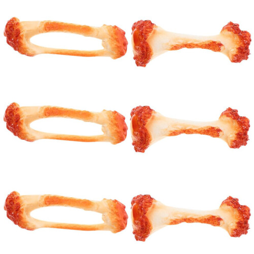 6 artificial chicken thighs with bone, fried wings 2