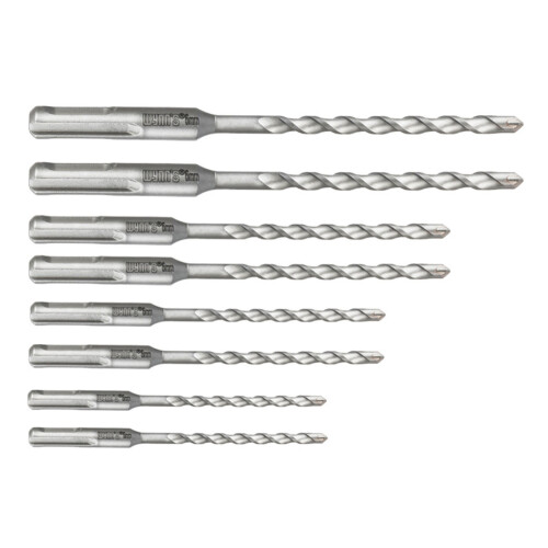 8Pack SDS PLUS Hammer Impact Drill Bit Slot Tip Electric Hammer
