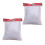 2 bolsas de nieve artificial para Navidad 1