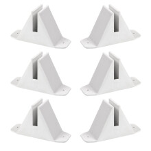6 plastic fence post holders for lawn palisades, dog gates