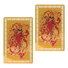 2 Tai-Sui-Karten, Feng-Shui-Dekor aus Metall, Chinesisch