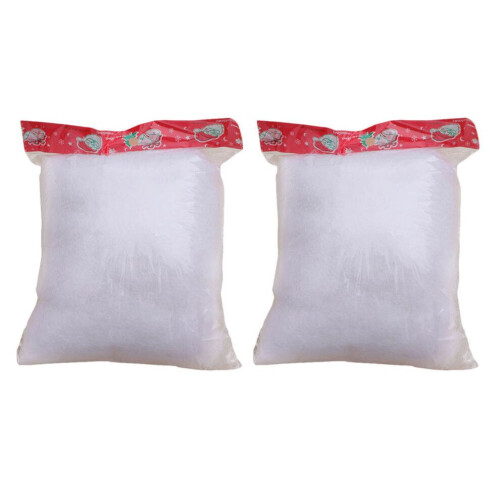 2 bolsas de nieve artificial para Navidad 2
