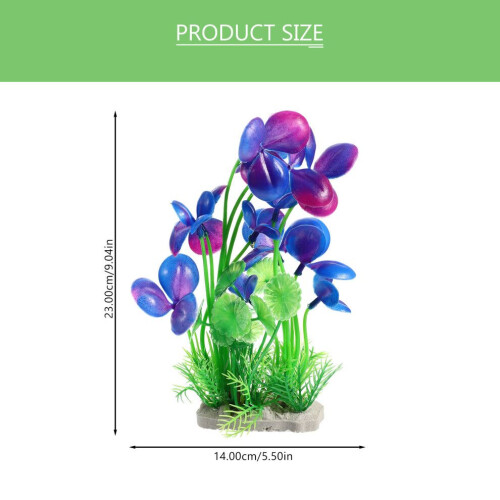 6 décorations de plantes d'aquarium réalistes 2