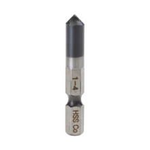 M35 Cobalt HRC89 TiAlN Countersink Drill Bit 1/4-1 to 4mm hole