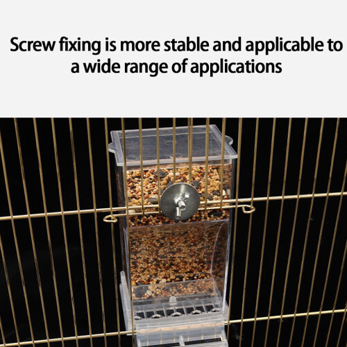 Transparent Automatic Bird Feeder Boxed 2