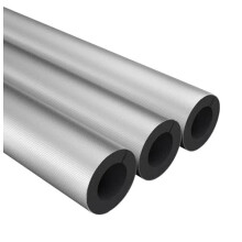 Self-Adhesive Foam Pipe Insulation Tube Pre-Slit For 16-114 Mm Pipes Outdoor Irrigation Freeze Protection 22x20x95 Cm
