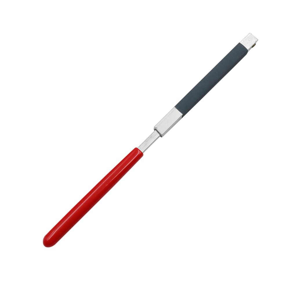 Reliable Handheld Sandpaper Polished Rod Clamp Ruler-Red Square 7696000259253