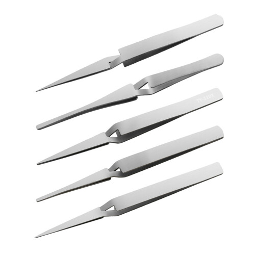 Precisions Tweezers Multifunction Hand Tool-Frosted small tip 1