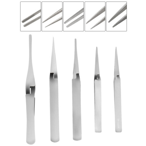 Precisions Tweezers Multifunction Hand Tool-Frosted small tip 2