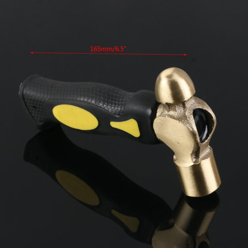 Double-faced Hammer Two Sided Brass Hammer Household Mallet DIY 2