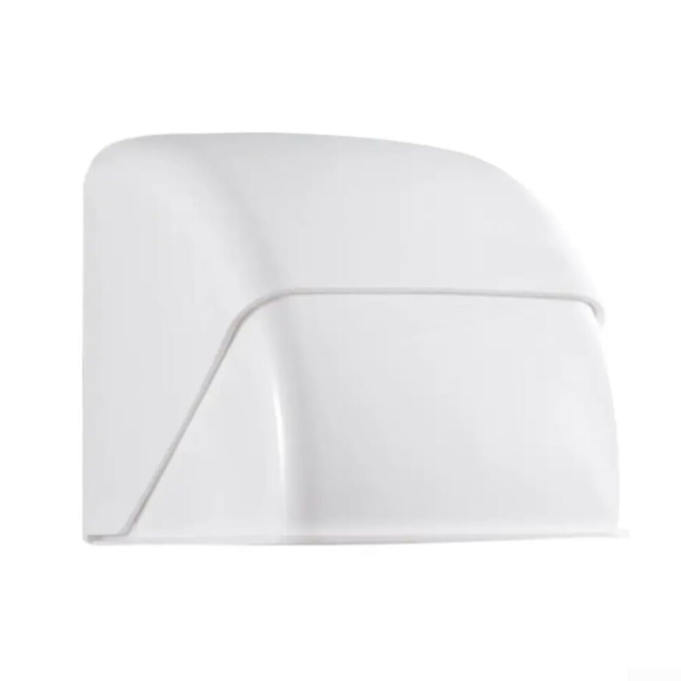 Courtyard Outdoor Socket Box Polycarbonate Rain Cover 86 Type Wall Plate Patio Waterproof Weather Resistant White 9339159115107