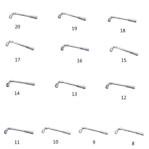 L Type Wrench Set Pipe Perforation Elbow Wrench L Type-10mm 2