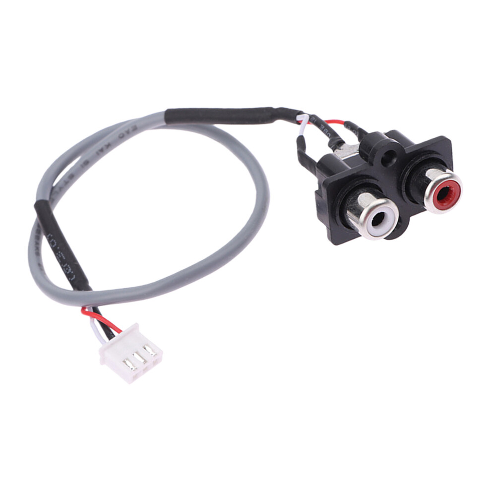30Cm Sound Extension Cable Xh2.54mm 3Pin To 2Rca Input For Home 7696000276212
