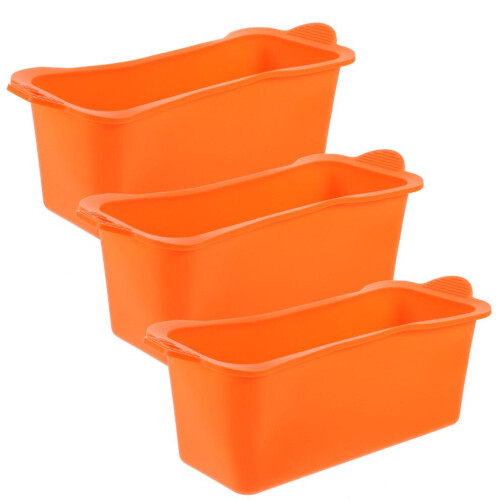 6 Silicone Grease Tray Liners for Outdoor Use
