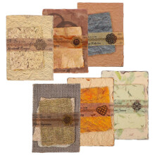 6 sets of vintage scrapbook paper for crafting and decorating