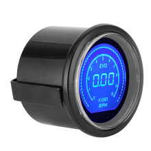 2-in-1 LCD Digital-Tachometer RPM-Anzeige für 12V-Autos, Rot Blau Licht