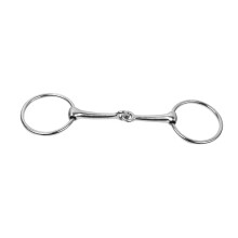 Universal Horse Bit Loose Ring Snaffle Mouthpiece, Link Mouth Bit For Equestrian Riding Equipment