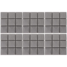 6 Stück Schallabsorptionsmatte, schallabsorbierende Baumwolle