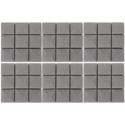 6 Stück Schallabsorptionsmatte, schallabsorbierende Baumwolle