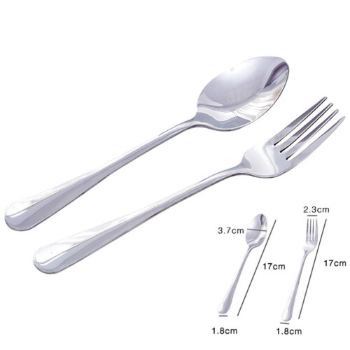 6-piece children's cutlery set with fork and spoon 1