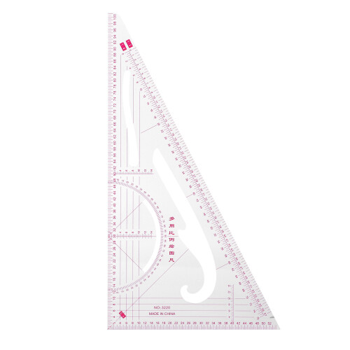 4Pcs Multi-Function Curve Rulers Set for Sewing and Clothing Design 2