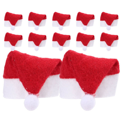 60 mini kerstmutsjes lollywikkels 2