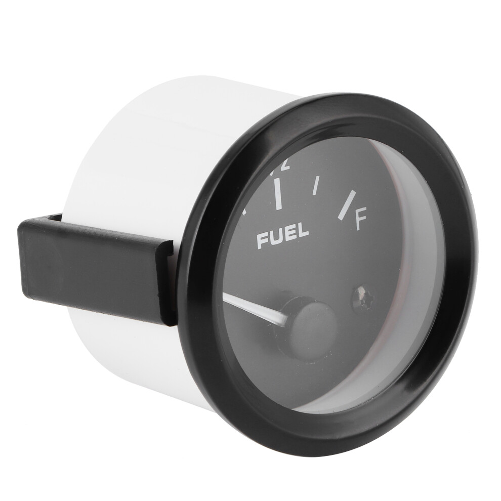 2In Fuel Level Gauge 52Mm For 12V Gasoline Cars White/Light 3701360397232