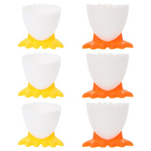 6 Eierbecher in Hühnerform