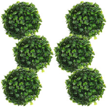 6er-Packung Grasbälle aus Kunststoff, 10 cm, für Garten und Hochzeit