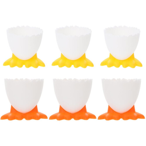 6 Eierbecher in Hühnerform 1