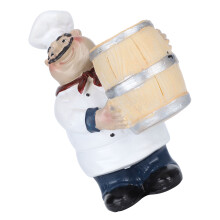 Chef Resin Toothpick Dispenser Nordic Tabletop Decor for Restaurant & Home 15cm